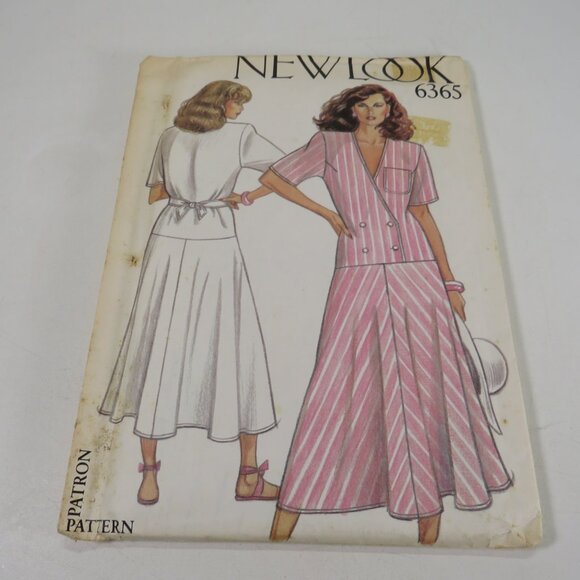 New Look 6365 Clothing Pattern Dress 8-18 UNCUT real paper - Picture 1 of 4